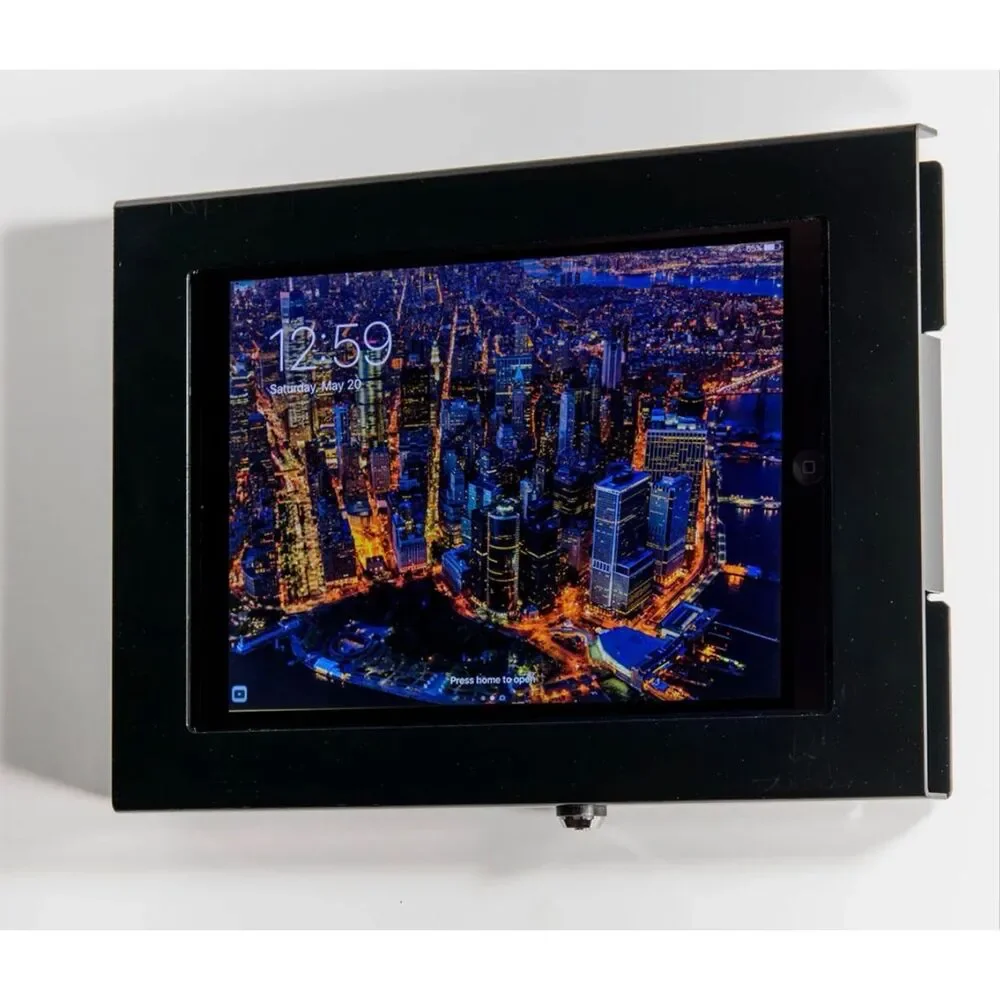 TabCare iPad 11” Locking Tablet Enclosure – VESA Mount‎ – Security Case (Black)